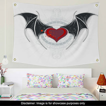 Vampire Heart Wall Art 108764213