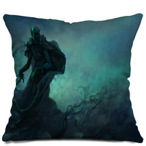 Vampire In The Night Sky Pillows 93534387