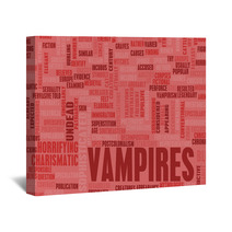 Vampires Wall Art 42425423