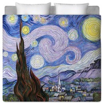 Van Gogh The Starry Night Adult Coloring Page Bedding 199514031