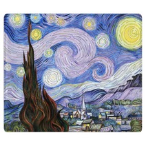 Van Gogh The Starry Night Adult Coloring Page Rugs 199514031