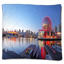 Vancouver In Canada Blankets 85176617