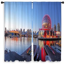 Vancouver In Canada Window Curtains 85176617
