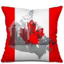 Vancouver Skyline Canada Pillows 2363826