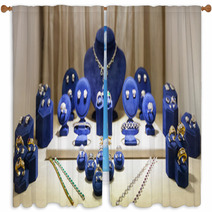 Variety Jewelry At Showcase Window Curtains 57013739