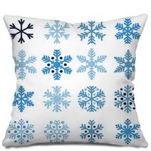 Various Snowflakes Pillows 69868142