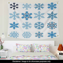 Various Snowflakes Wall Art 69868142