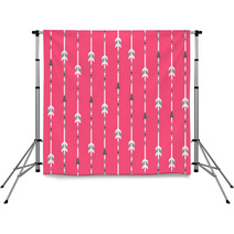 Vector Arrow Clip Art Set On Pink Background Backdrops 70416850