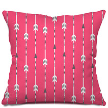 Vector Arrow Clip Art Set On Pink Background Pillows 70416850