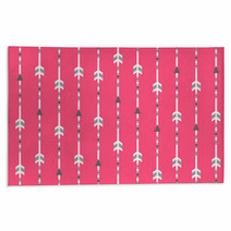 Vector Arrow Clip Art Set On Pink Background Rugs 70416850