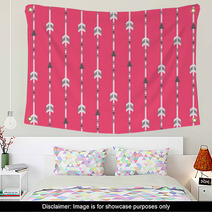 Vector Arrow Clip Art Set On Pink Background Wall Art 70416850