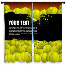 Vector Background Window Curtains 16404076