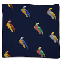 Vector Background With Birds Blankets 62271292