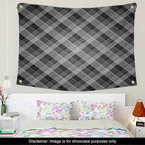 Vector Checked Background Wall Art 59501454