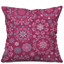 Vector Christmas Pattern Pillows 69035966