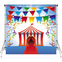 Vector Circus Tent  Bright Icon Backdrops 51788095