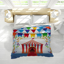 Vector Circus Tent  Bright Icon Bedding 51788095