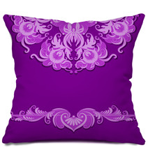 Vector Cute Pattern With Shadow Pillows 65987161