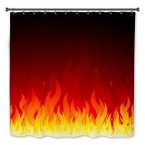 Vector Fire Background Bath Decor 23263014