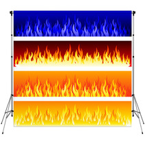 Vector Fire Banners Backdrops 23262945