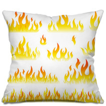 Vector Fire Element Pillows 23262948