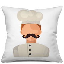 Vector Flat Chef Icon Pillows 68795510