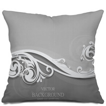 Vector  Floral Border Design Pillows 39334728