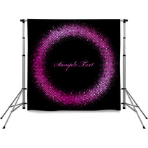 Vector Frame With Pink Sparkles Backdrops 55549899