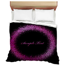 Vector Frame With Pink Sparkles Bedding 55549899
