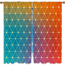Vector Geometric Pattern Window Curtains 61385561