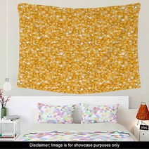 Vector Golden Shiny Glitter Texture Seamless Pattern Background Wall Art 70593372
