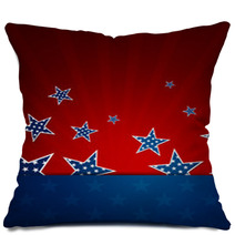 Vector Illustration Of An Independence Day Design Pillows 52579630