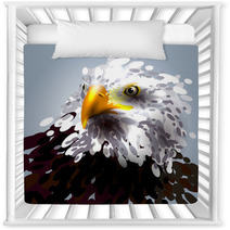 Vector Illustration Of The Eagles Head Nursery Decor 108749114