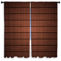 Vector Modern Wooden Background. Eps 10 Illustration Window Curtains 62561764