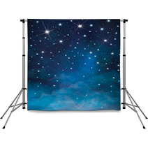 Vector Night Starry Sky Background. Backdrops 66517383
