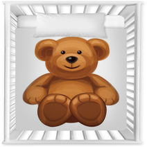 Vector Of Cute Bear. Nursery Decor 43628089