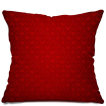 Vector Of Red Poker Background Pillows 44833082