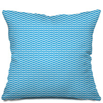 Vector Pattern With Waves Pillows 108784273