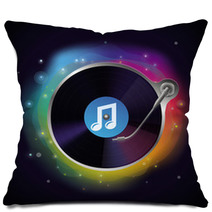 Vector Record Icon Pillows 51743070