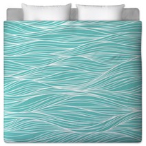 Vector Seamless Abstract Pattern Waves Bedding 101362094