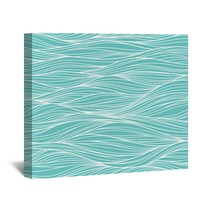 Vector Seamless Abstract Pattern Waves Wall Art 101362094