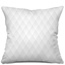Vector Seamless Background, White Geometric Texture. Pillows 64977623