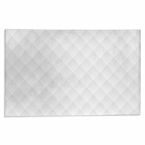 Vector Seamless Background, White Geometric Texture. Rugs 64977623