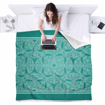 Vector Seamless Border In Eastern Style. Blankets 71213836