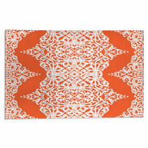 Vector Seamless Pattern With Floral Motifs In Retro Style. Rugs 61410667