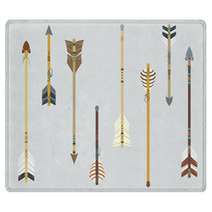 Vector Set Of Colorful Ethnic Arrows Rugs 59248019