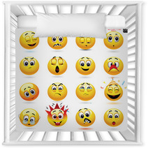 Vector Set Of Smiley Icons Nursery Decor 67832096