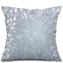 Vector Silver Background For Christmas Design. Pillows 58444572