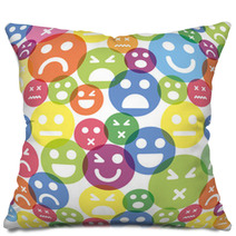 Vector Smile Icon Pillows 64942018