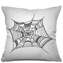 Vector Spider web Pillows 65720558